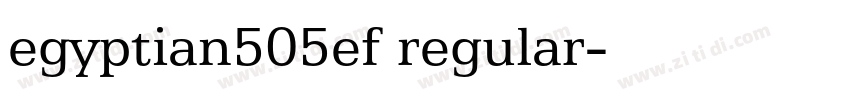 egyptian505ef regular字体转换 egyptian505ef regular字体转换